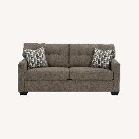 Ashley Furniture Light Gray Fabric 2 Seater Sofa