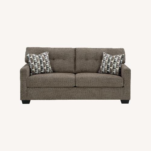 Used Ashley Furniture Light Gray Fabric 2 Seater Sofa for sale on AptDeco