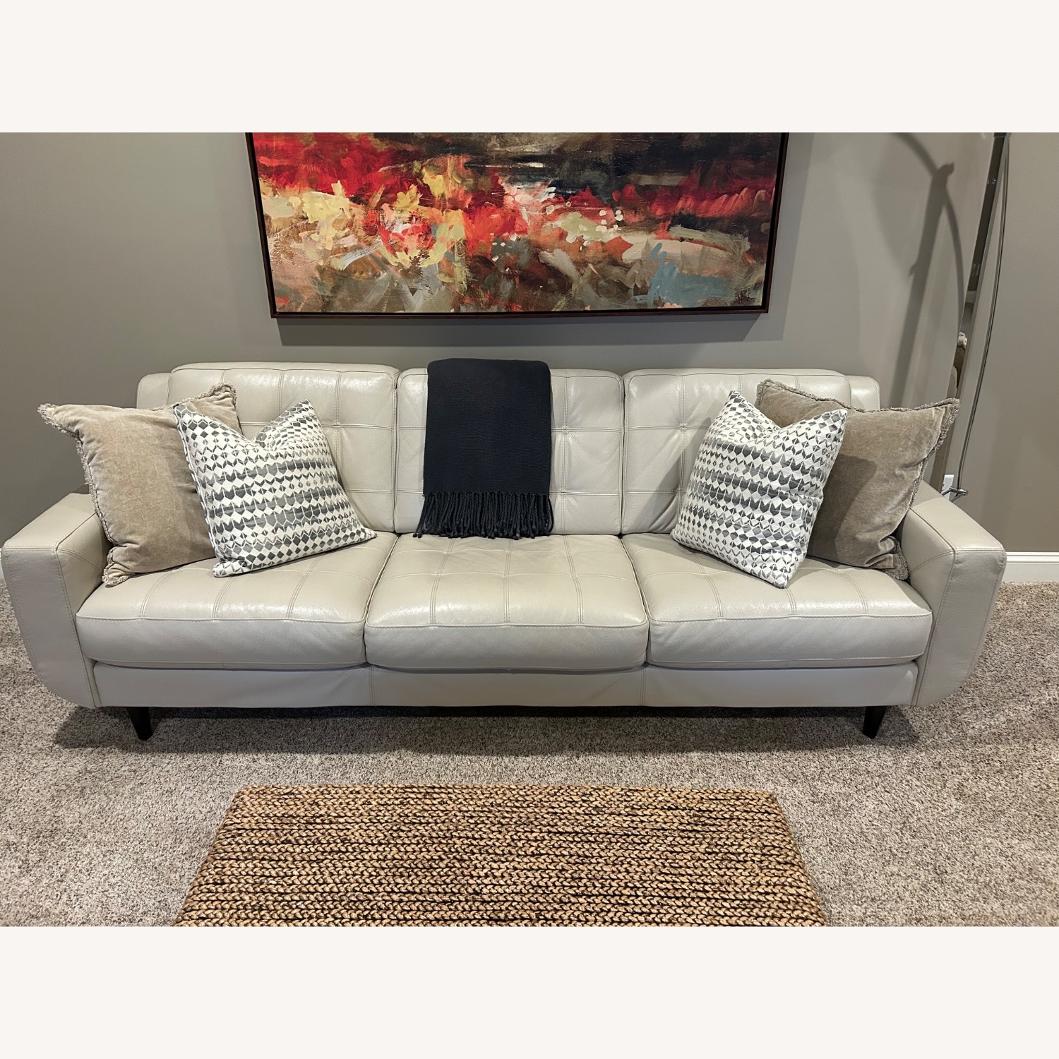 Haverty's Centennial Sofa (Pearl White) - image-4