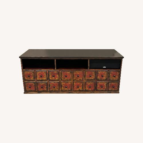 Used Solid Wood Media Storage Chest for sale on AptDeco