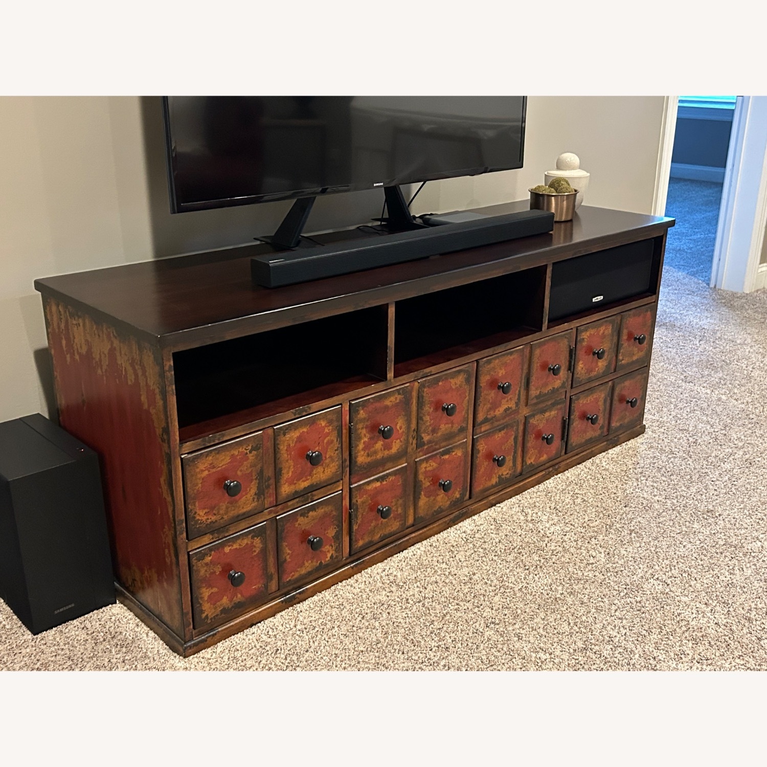 Solid Wood Media Storage Chest - image-3