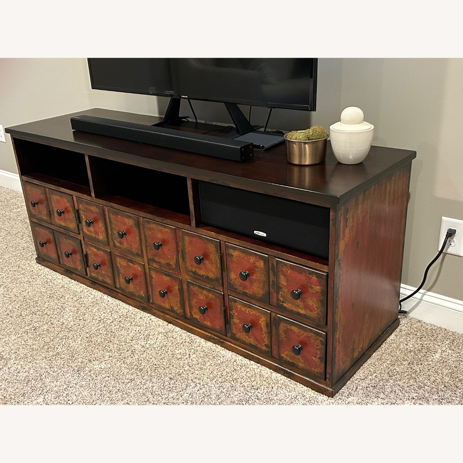 Solid Wood Media Storage Chest - image-2