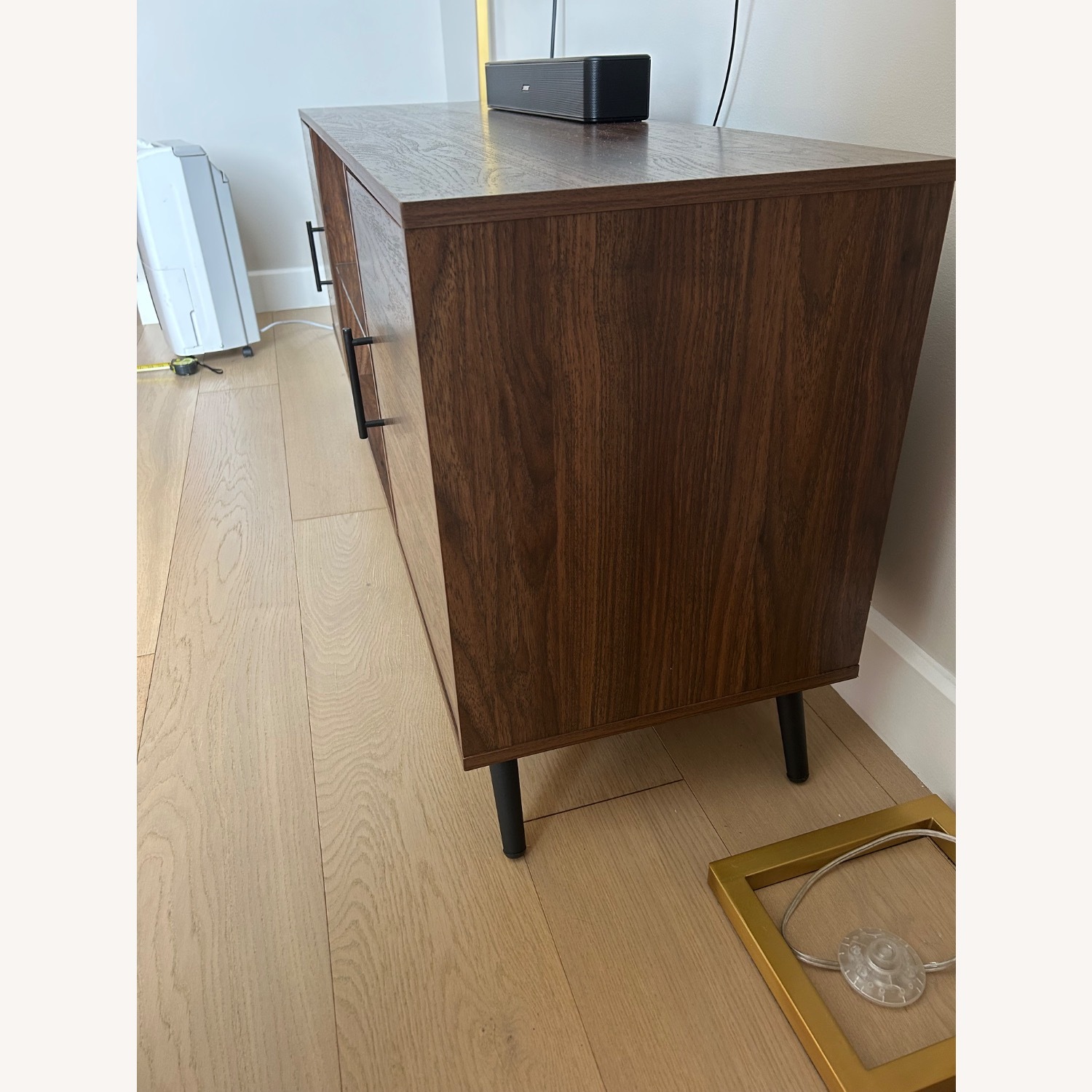 Wayfair Bulhary Dark Brown Wood Media Storage - image-2