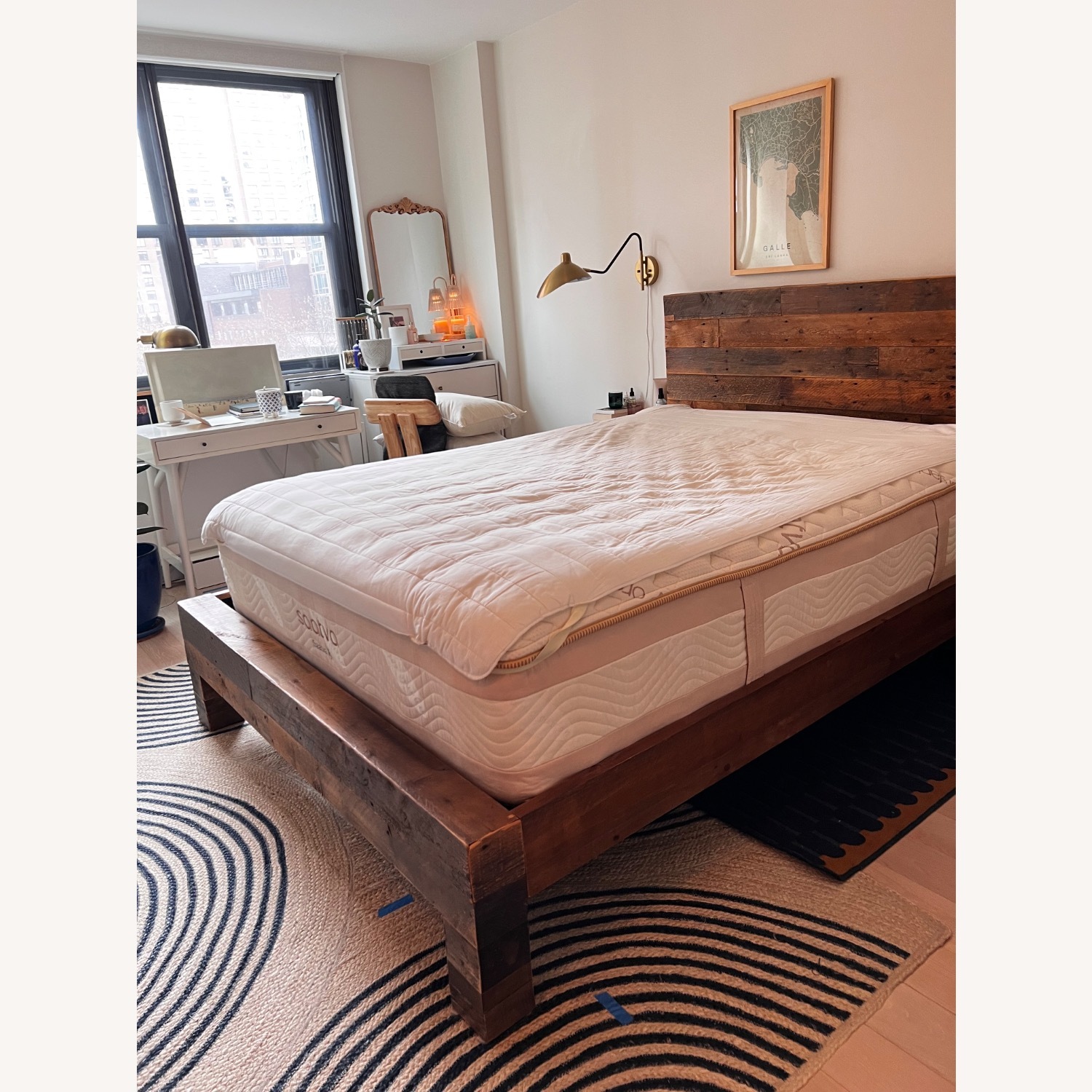 West Elm Emmerson Natural Wood Queen Bed - image-1