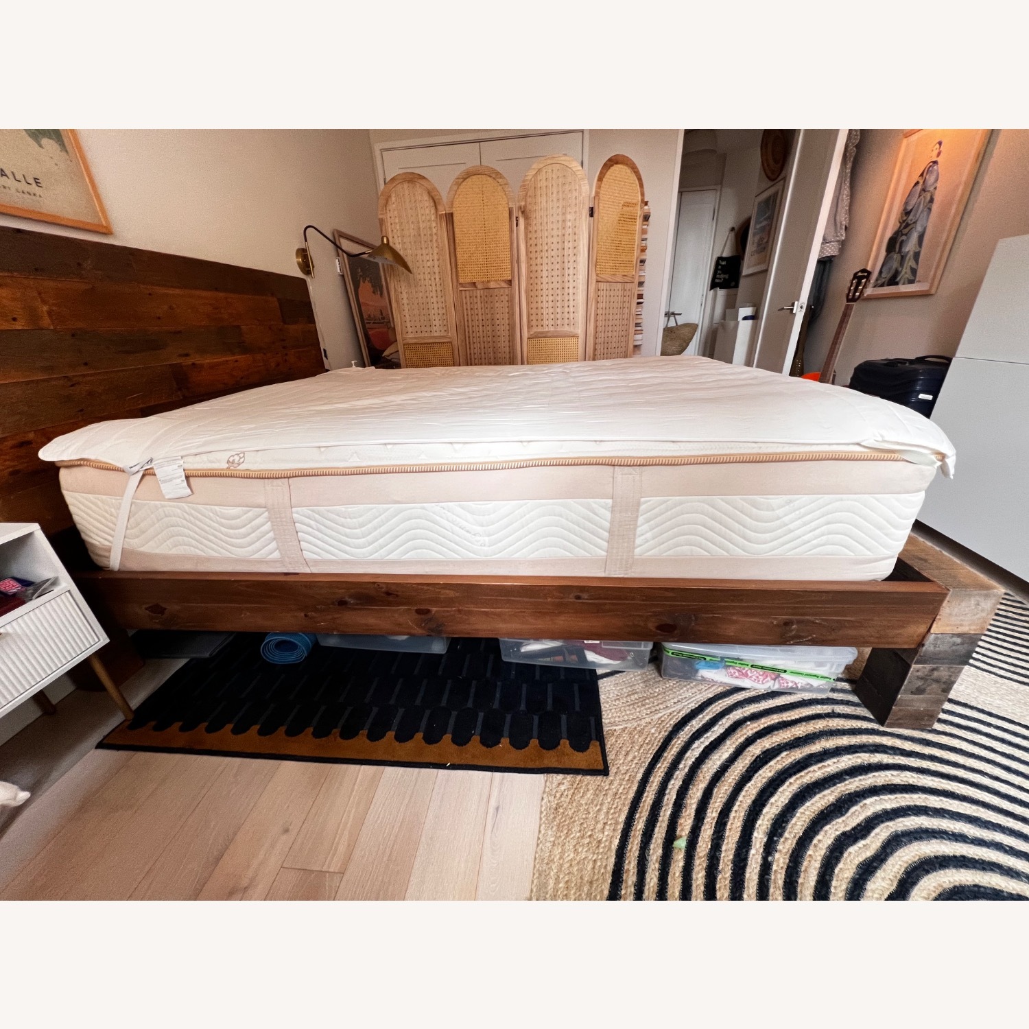 West Elm Emmerson Natural Wood Queen Bed - image-2