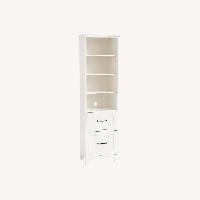 Pottery Barn Teen Hampton White Wood Bookcase