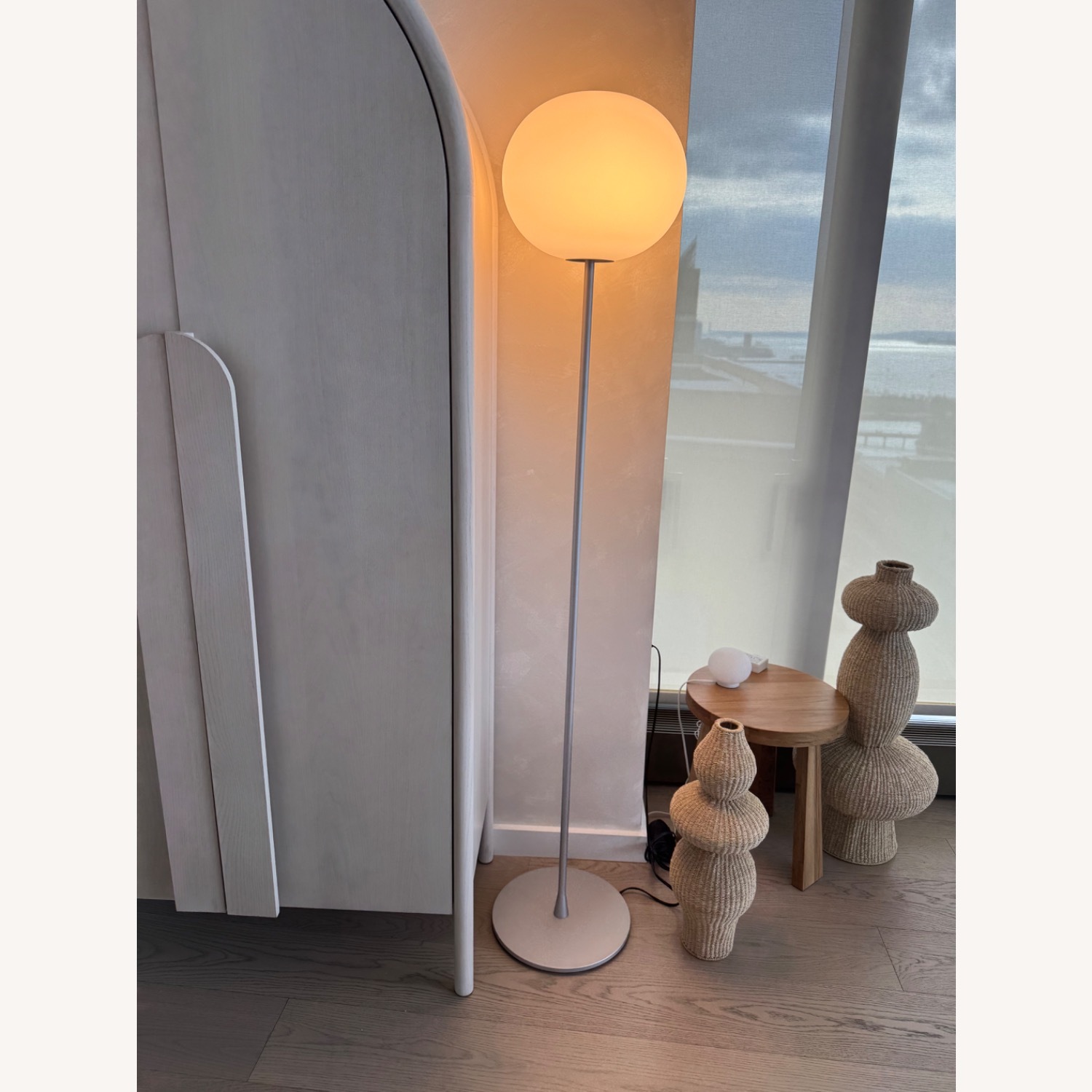 Jasper Morrison Light Gray Metal Floor Lamp - image-3