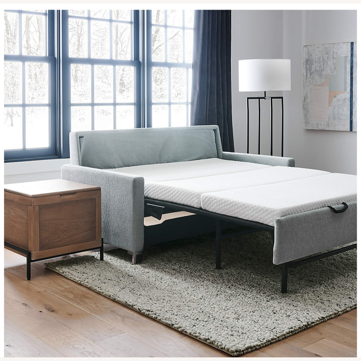Crate & Barrel Bowen Sleeper Sofa - image-4