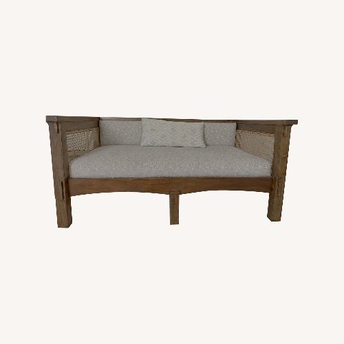 Used Vintage/Antique Finds Dark Brown 2 Seater Sofa for sale on AptDeco
