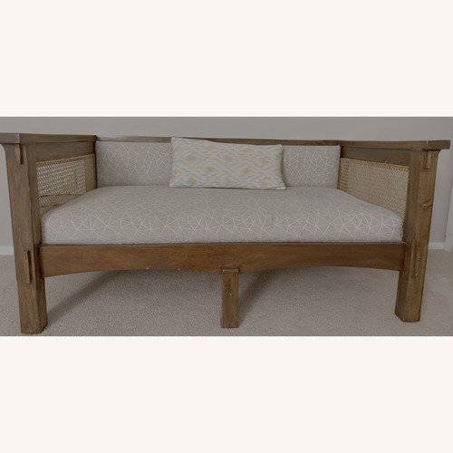 Used Vintage/Antique Finds Dark Brown 2 Seater Sofa for sale on AptDeco