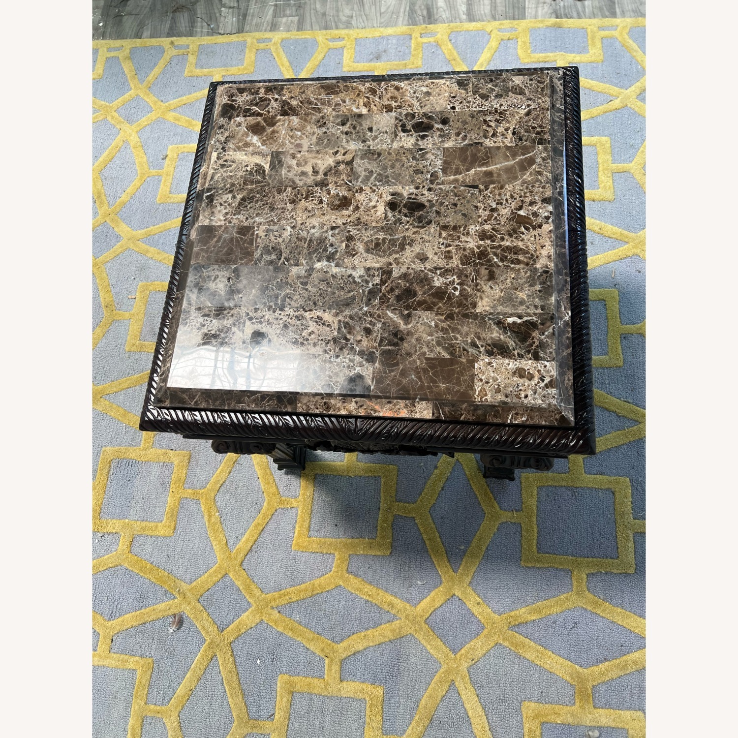  Traditional Top End Table in Cherry - image-4