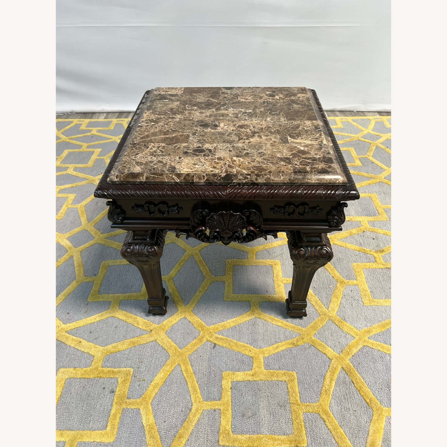  Traditional Top End Table in Cherry - image-0