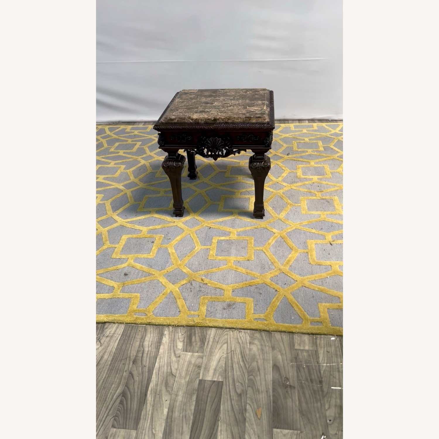  Traditional Top End Table in Cherry - image-3