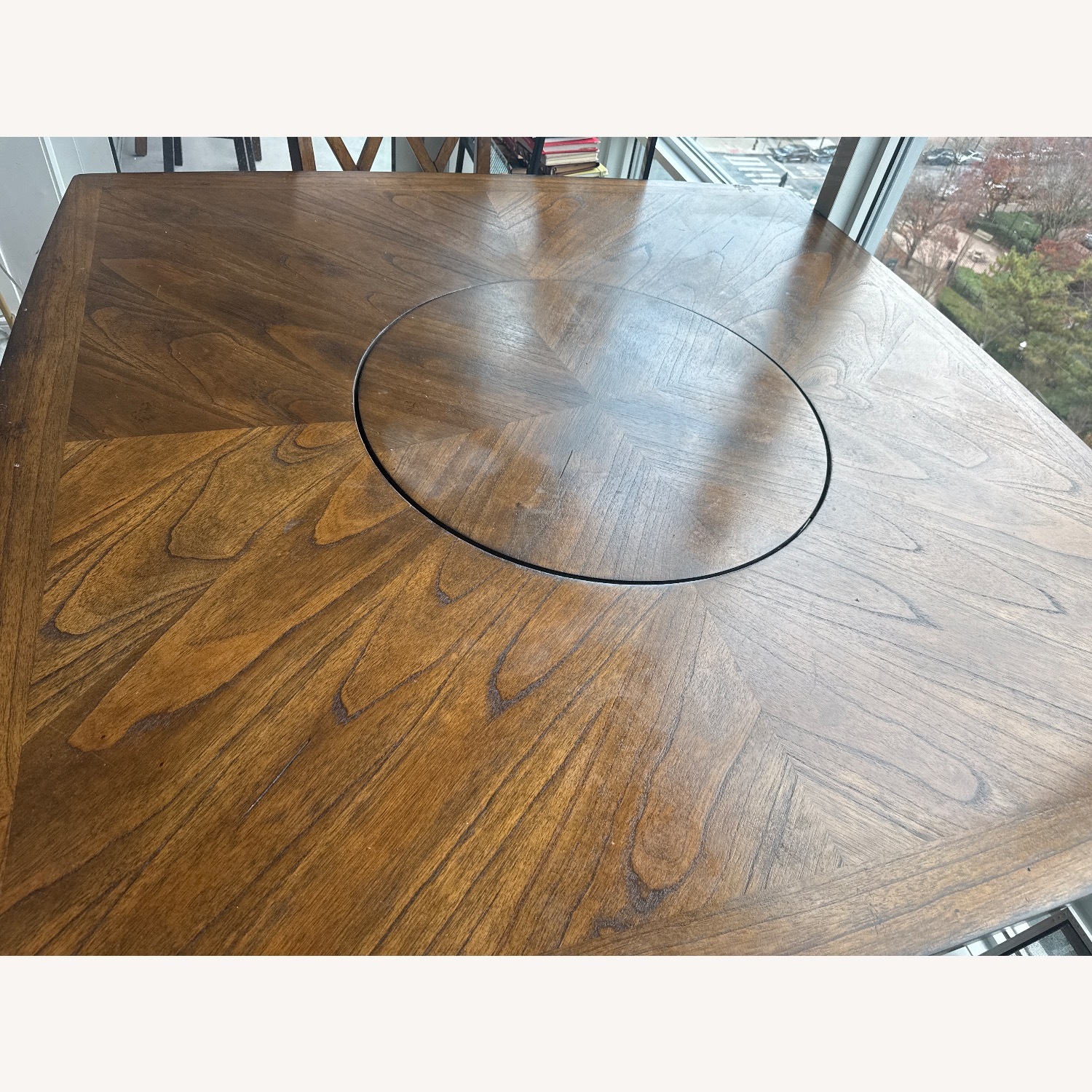 Raymour & Flanigan Dark Brown Wood Dining Sets - image-3