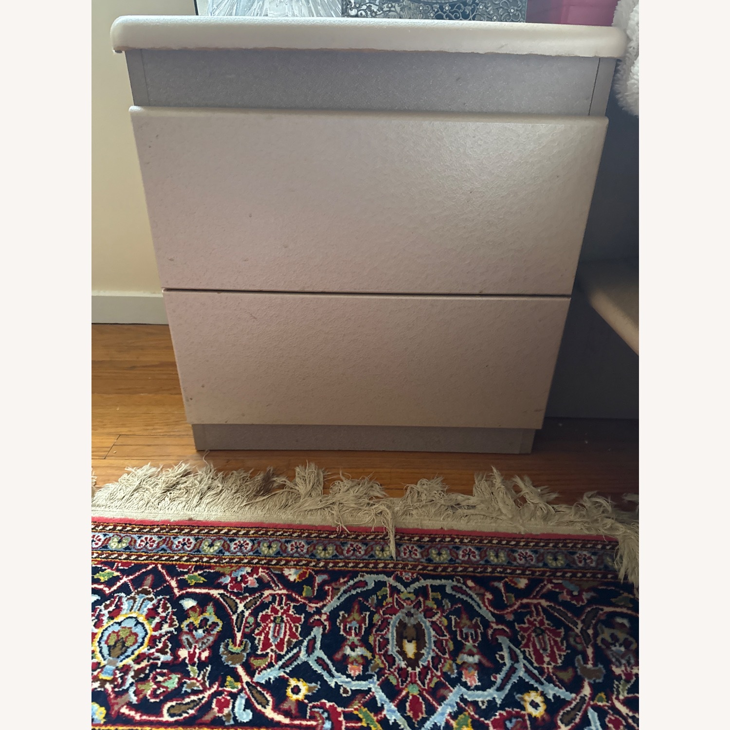 Vintage/Antique Natural Wood King Bed - image-4