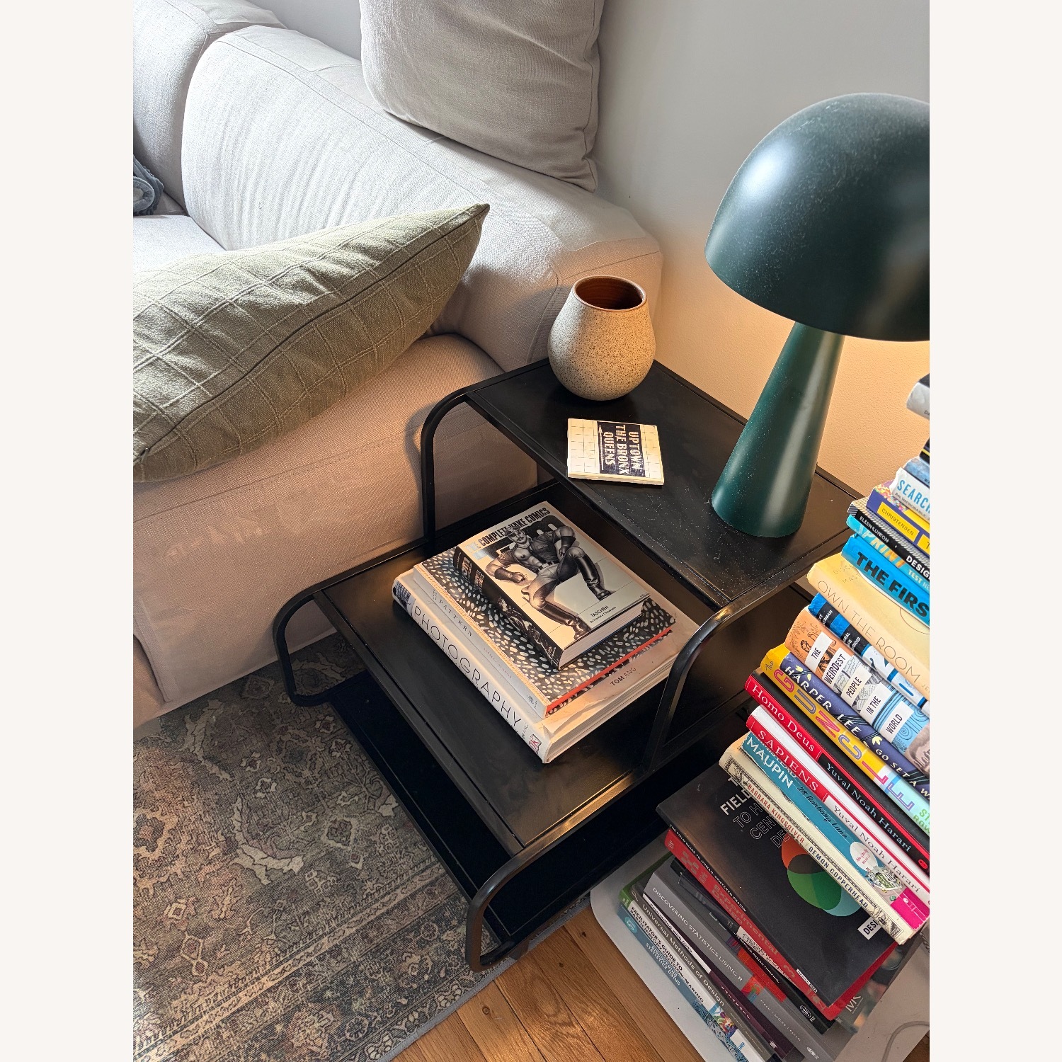 Urban Outfitters Black Metal Side Table - image-1