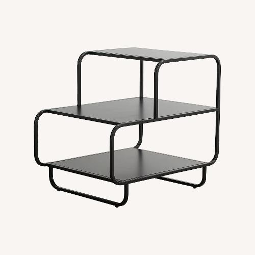 Used Urban Outfitters Black Metal Side Table for sale on AptDeco