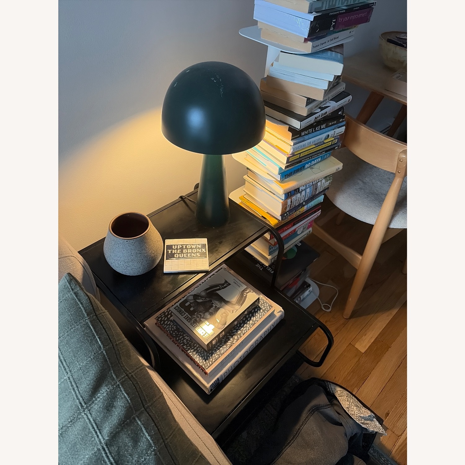 Urban Outfitters Black Metal Side Table - image-3