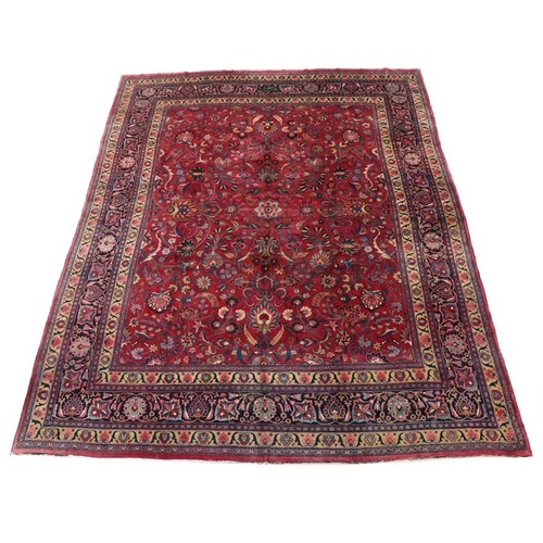 Used Handmade Oriental Wool Area Rug 11.5' x 14.5' for sale on AptDeco