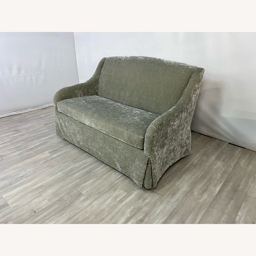 Used Charles Stewart Bromley Loveseat and Ottoman for sale on AptDeco