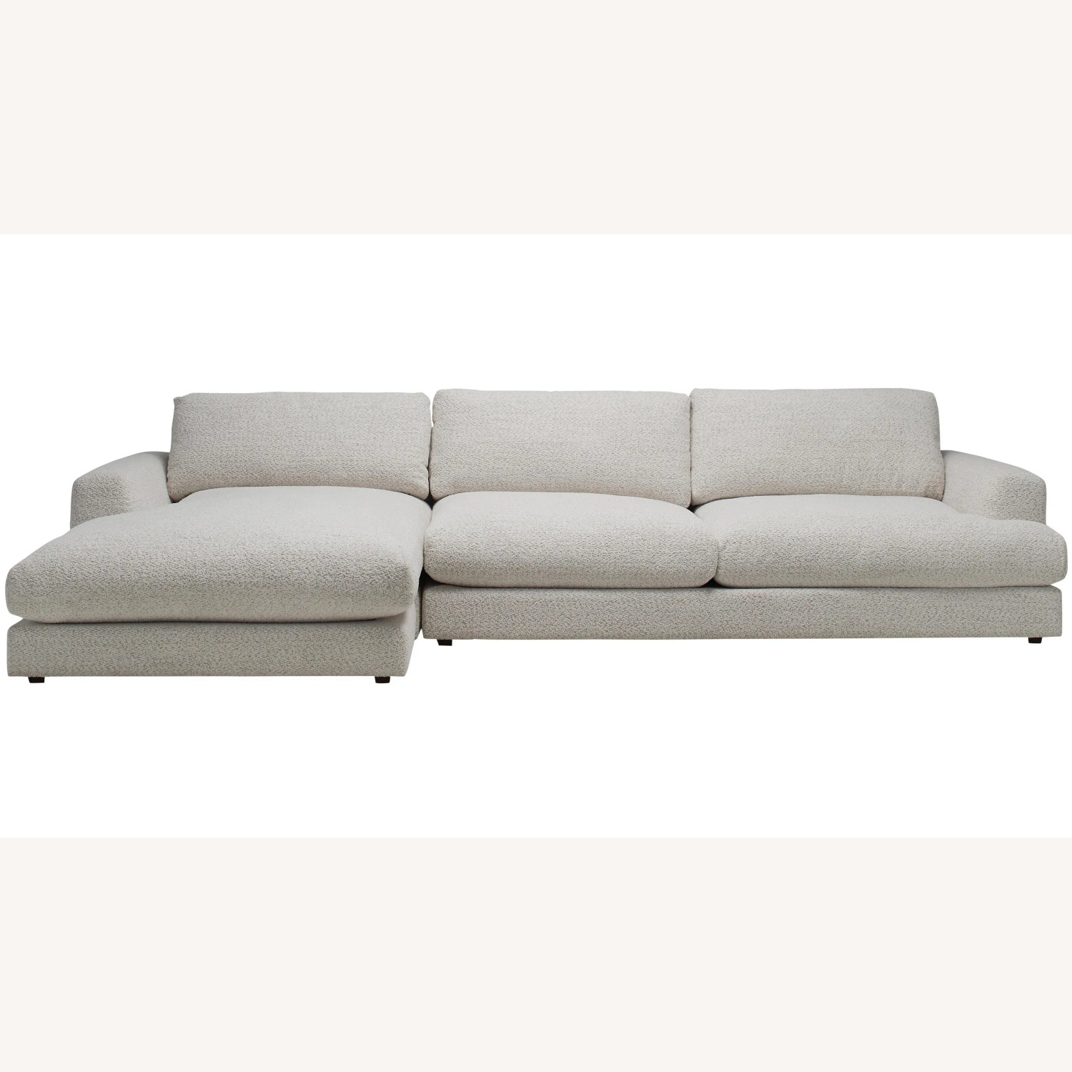 Raymour & Flanigan Montecito Natural Fabric 2 Piece Sectional - image-4