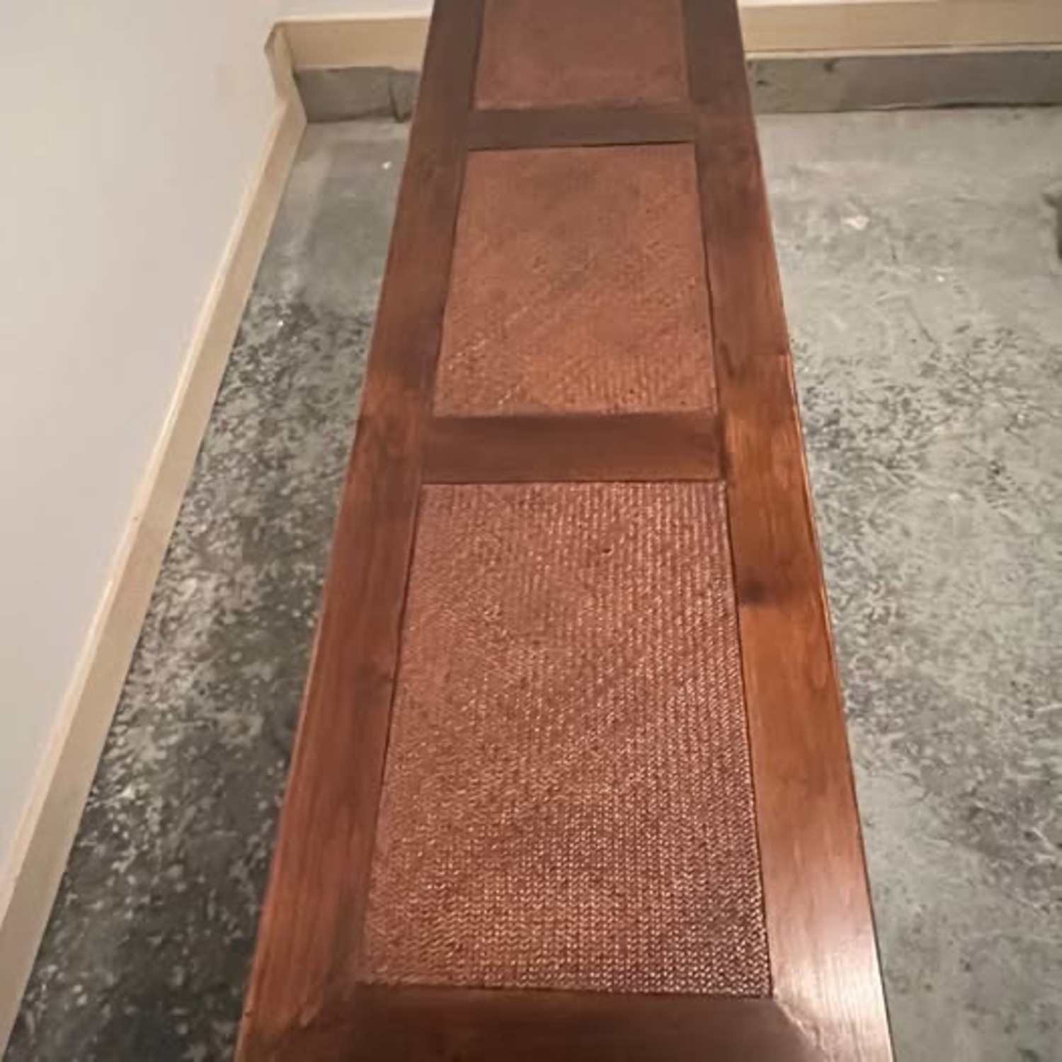 Palecek Dark Brown Wood Desk - image-2