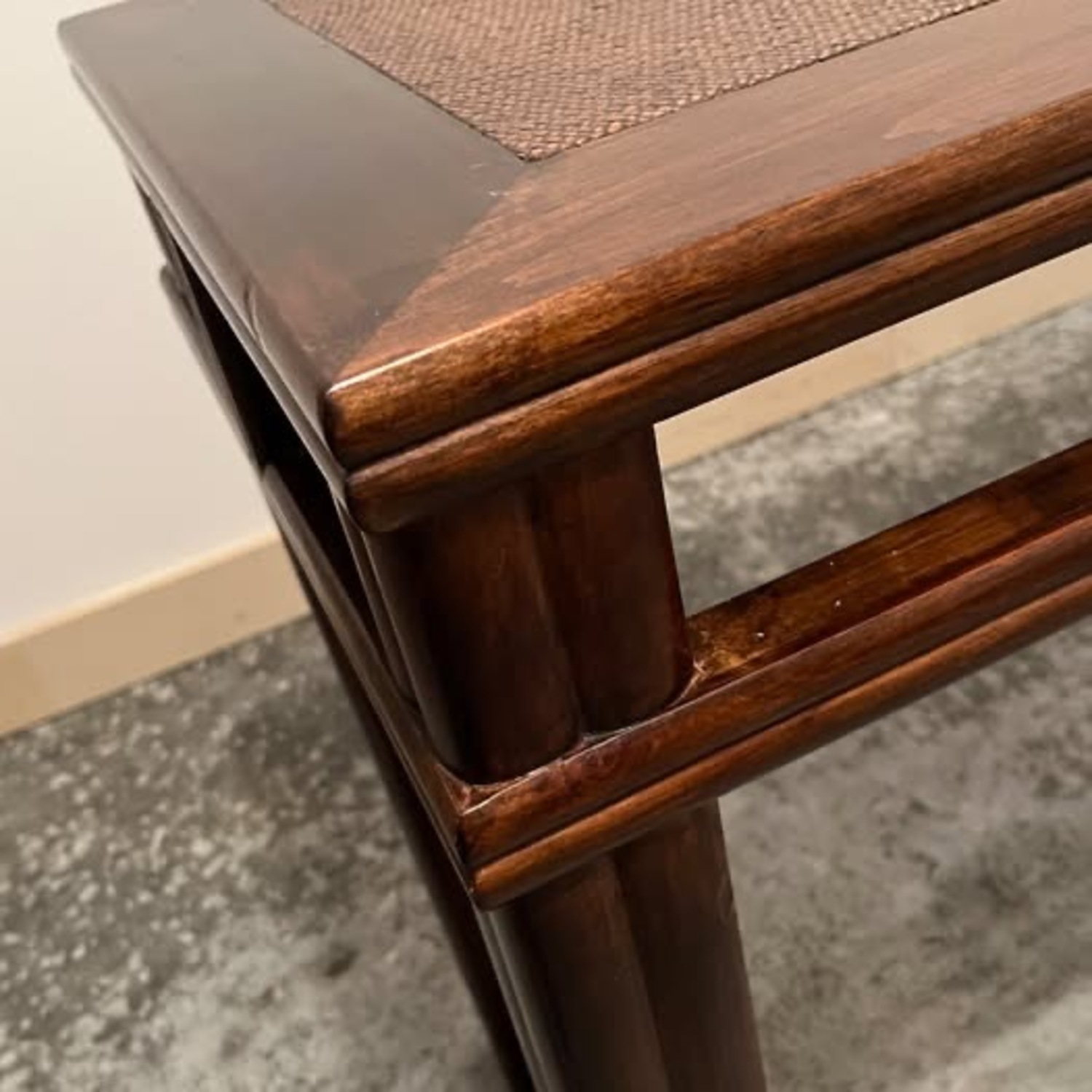 Palecek Dark Brown Wood Desk - image-4