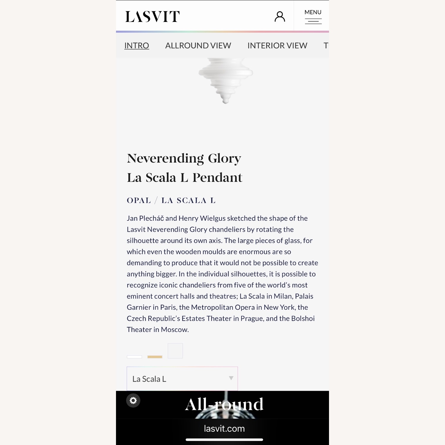 Iconic Lasvit Glass Ceiling Lights in Smoke - image-3