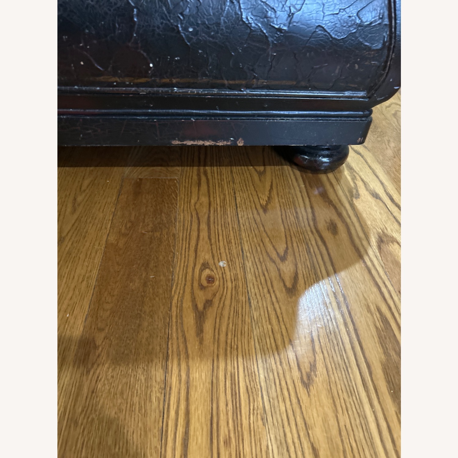 Wooden Brown Distress Rectangular Coffee Table - image-6