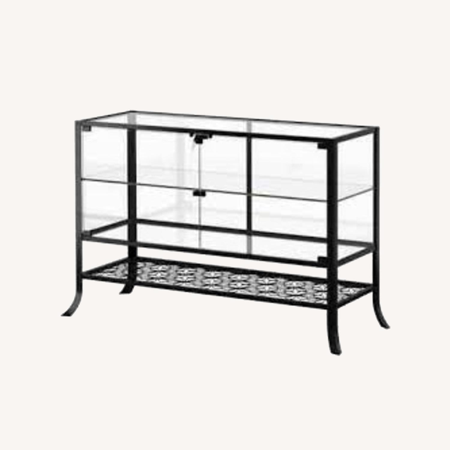 IKEA KLINGSBO Black Media Storage - image-0