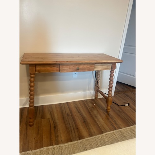 Used Wayfair Natural Wood Desk for sale on AptDeco