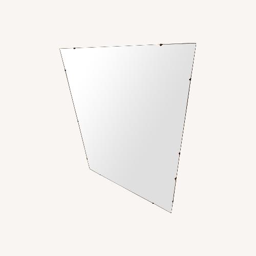 Used Vintage 1950's MCM Wall Mirror Beveled Edges for sale on AptDeco