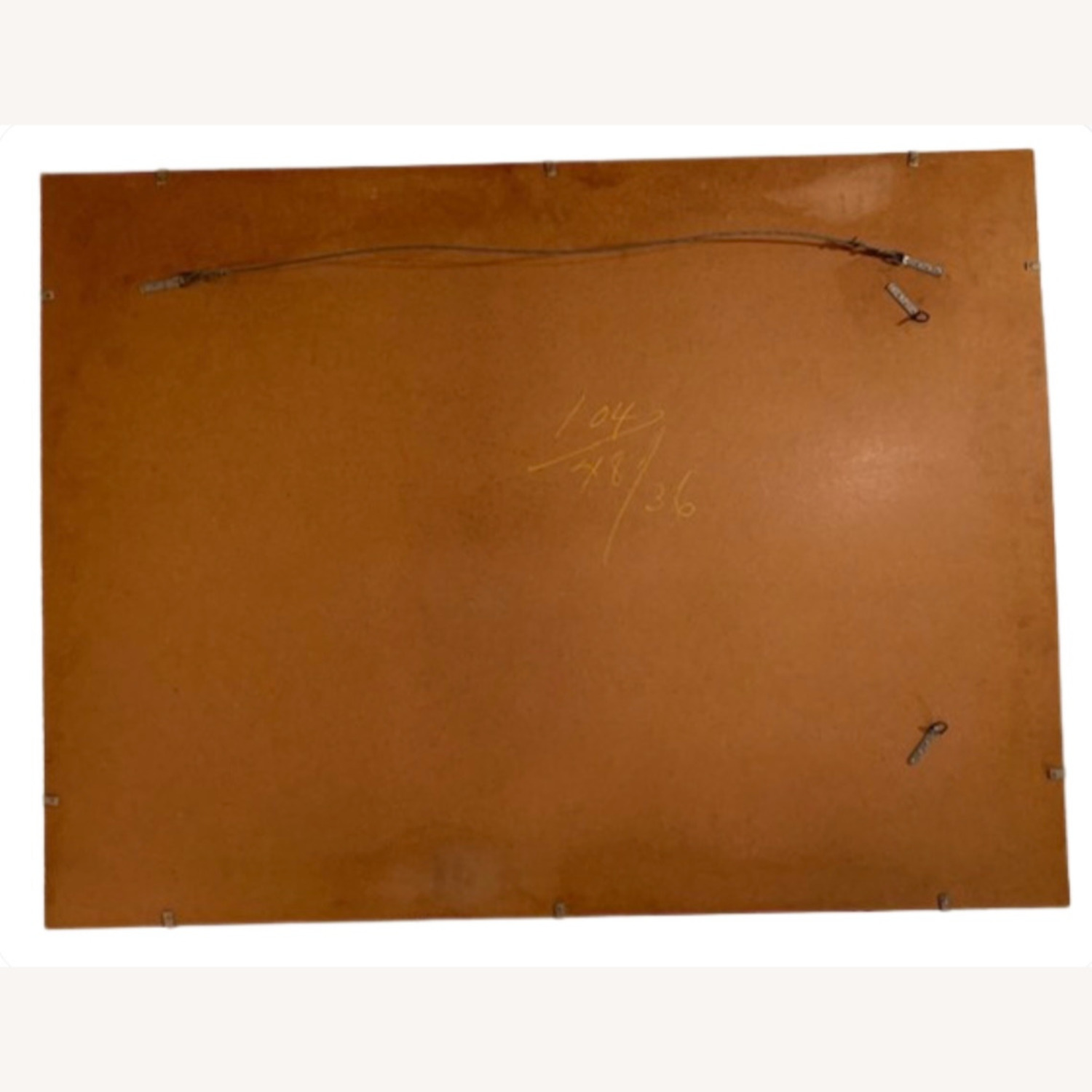 Vintage 1950's MCM Wall Mirror Beveled Edges - image-16