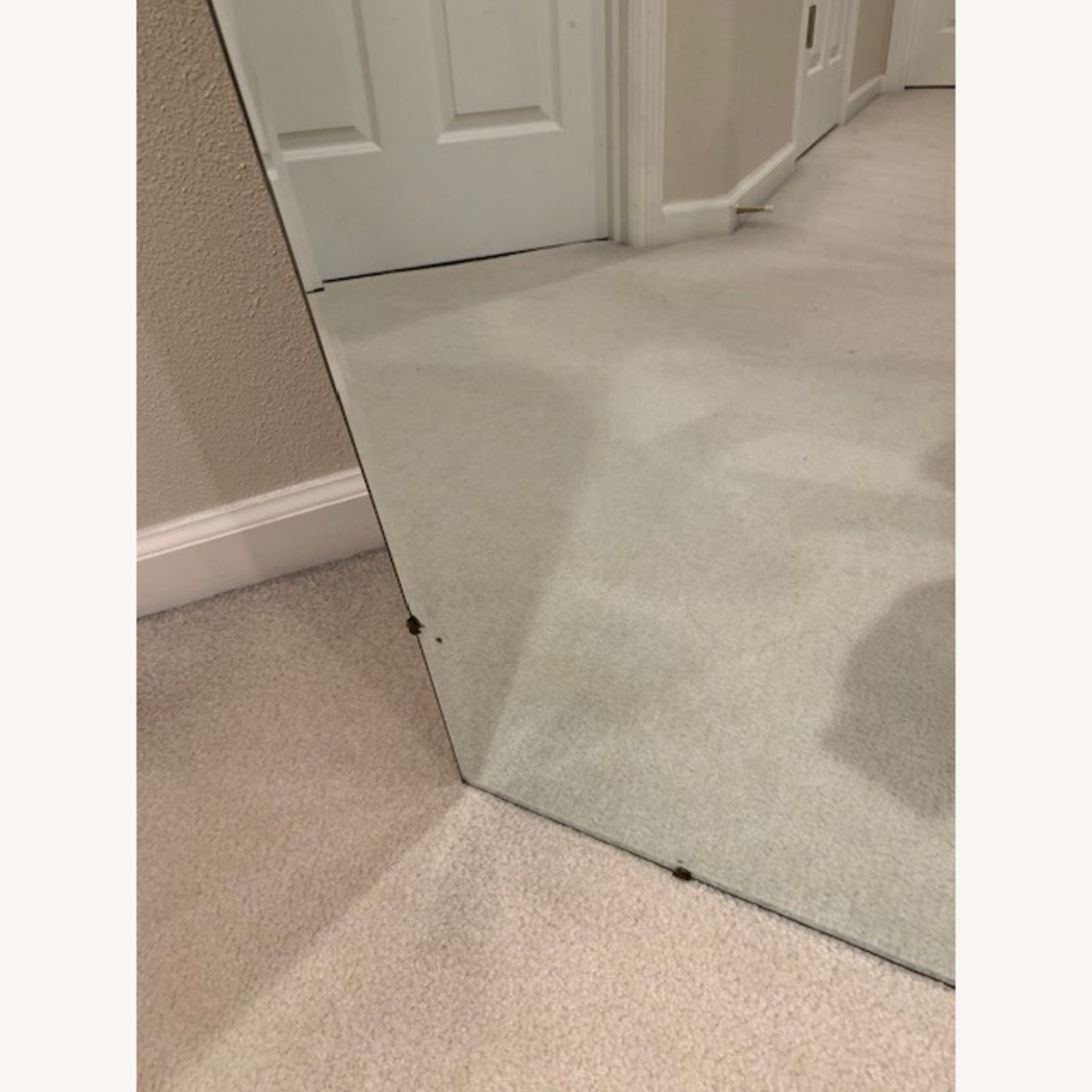 Vintage 1950's MCM Wall Mirror Beveled Edges - image-5