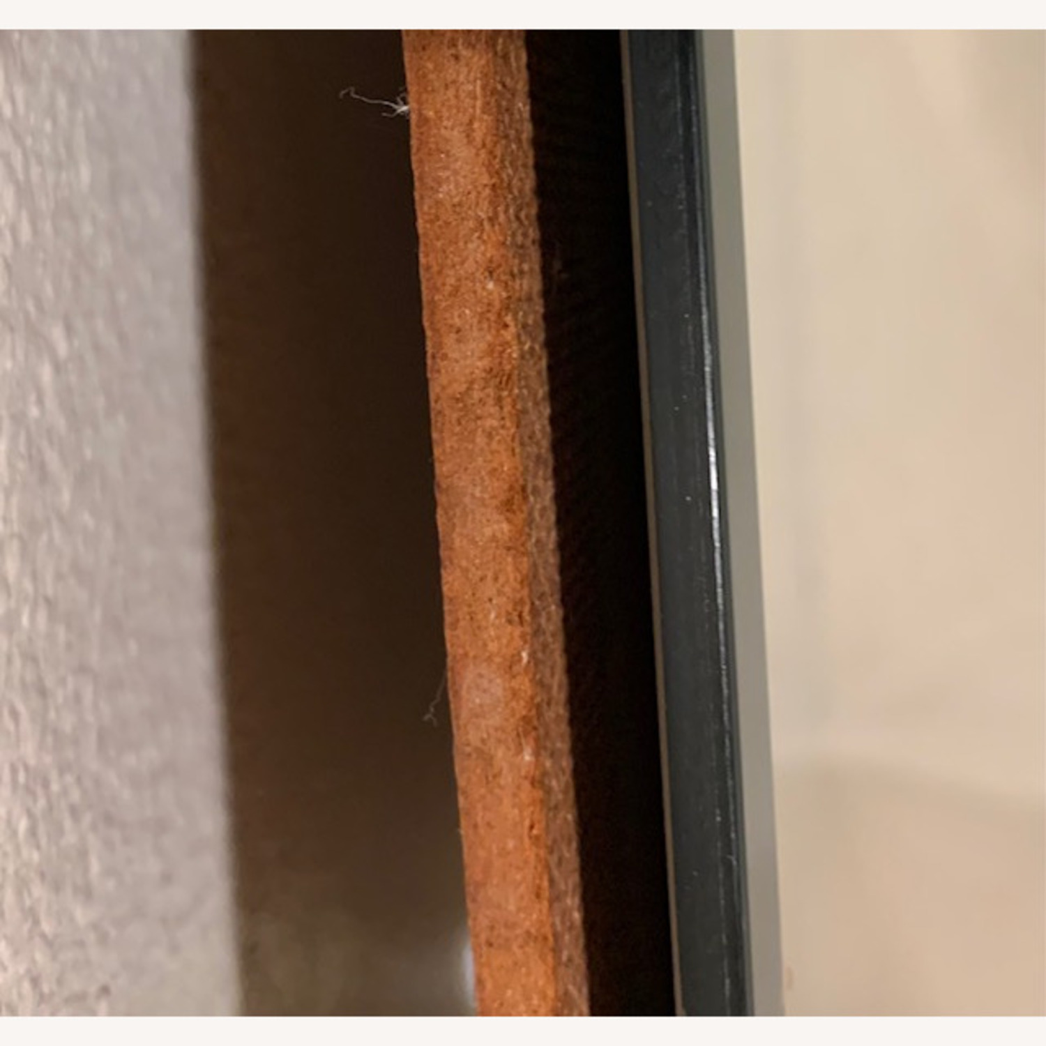 Vintage 1950's MCM Wall Mirror Beveled Edges - image-11