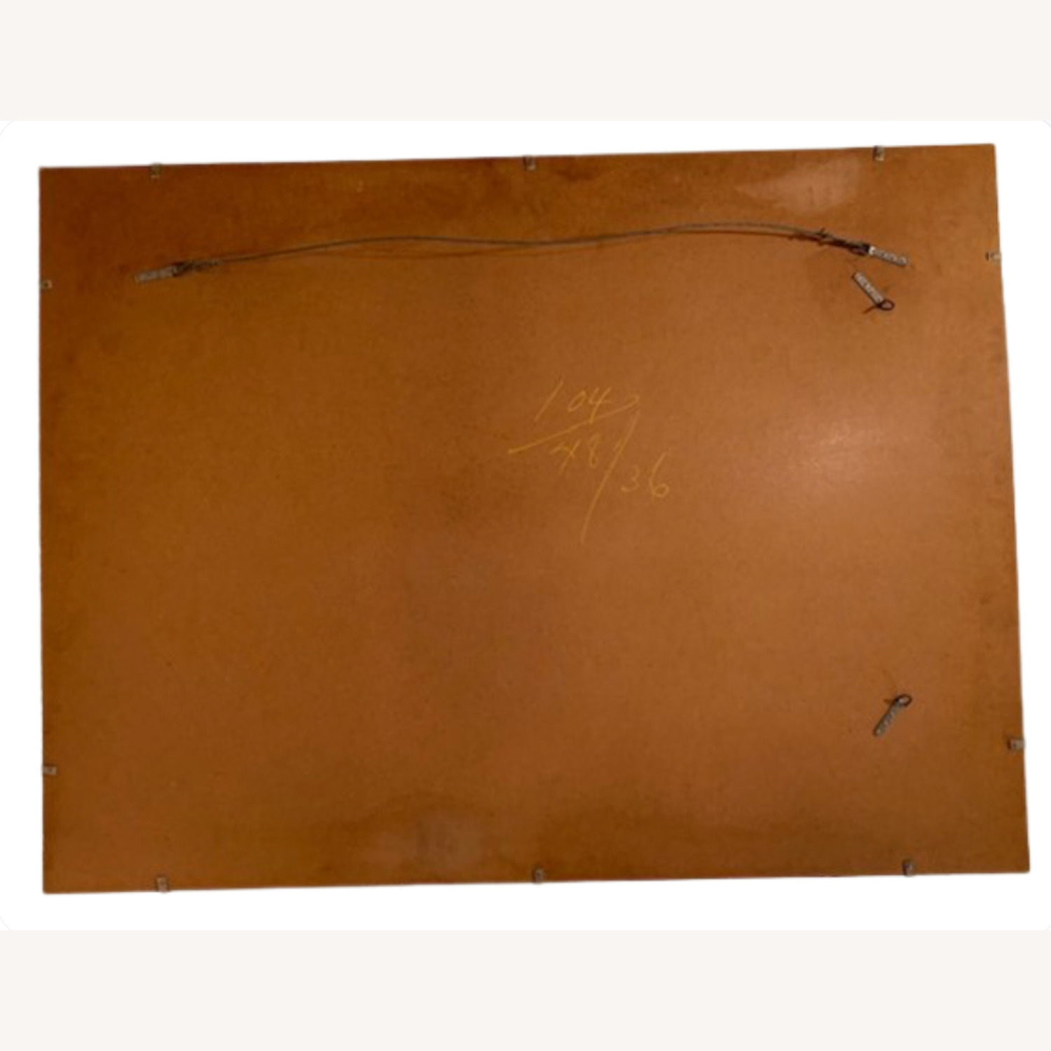 Vintage 1950's MCM Wall Mirror Beveled Edges - image-15