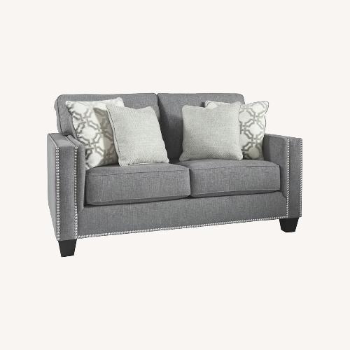 Used Ashley Furniture Barrali Light Gray 2 Seater Sofa for sale on AptDeco