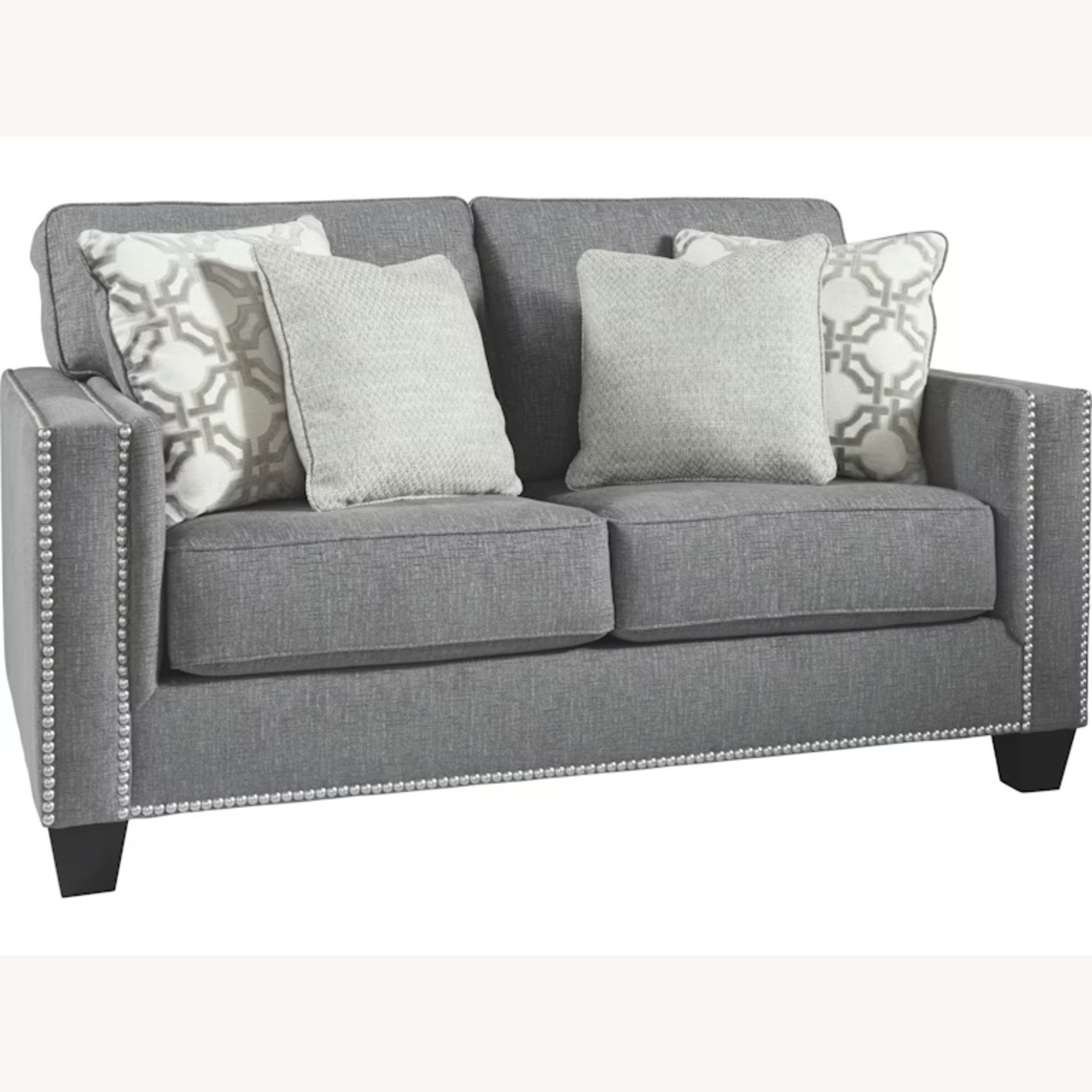Ashley Furniture Barrali Light Gray 2 Seater Sofa - image-4