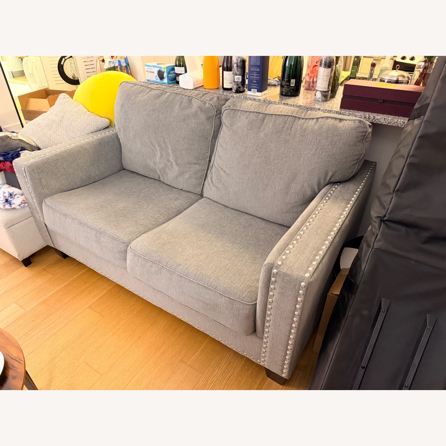Ashley Furniture Barrali Light Gray 2 Seater Sofa - image-3