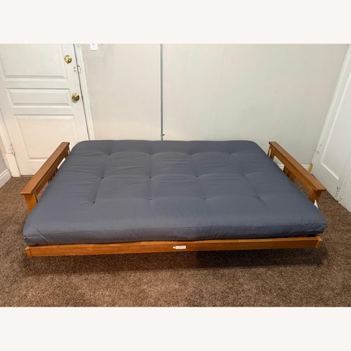 Used Lakel Futon + 2 Certified Cervical Pillows for sale on AptDeco