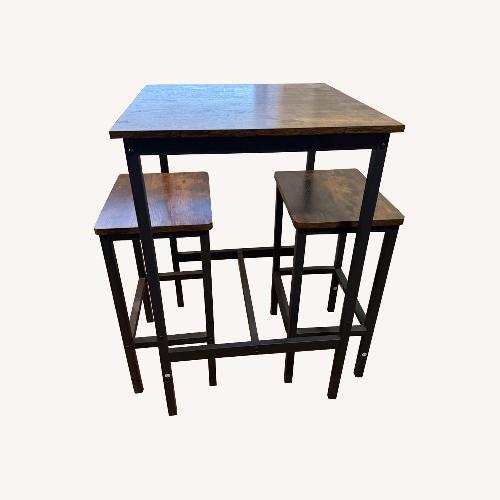 Used High-Top Table + 2 Stools for sale on AptDeco