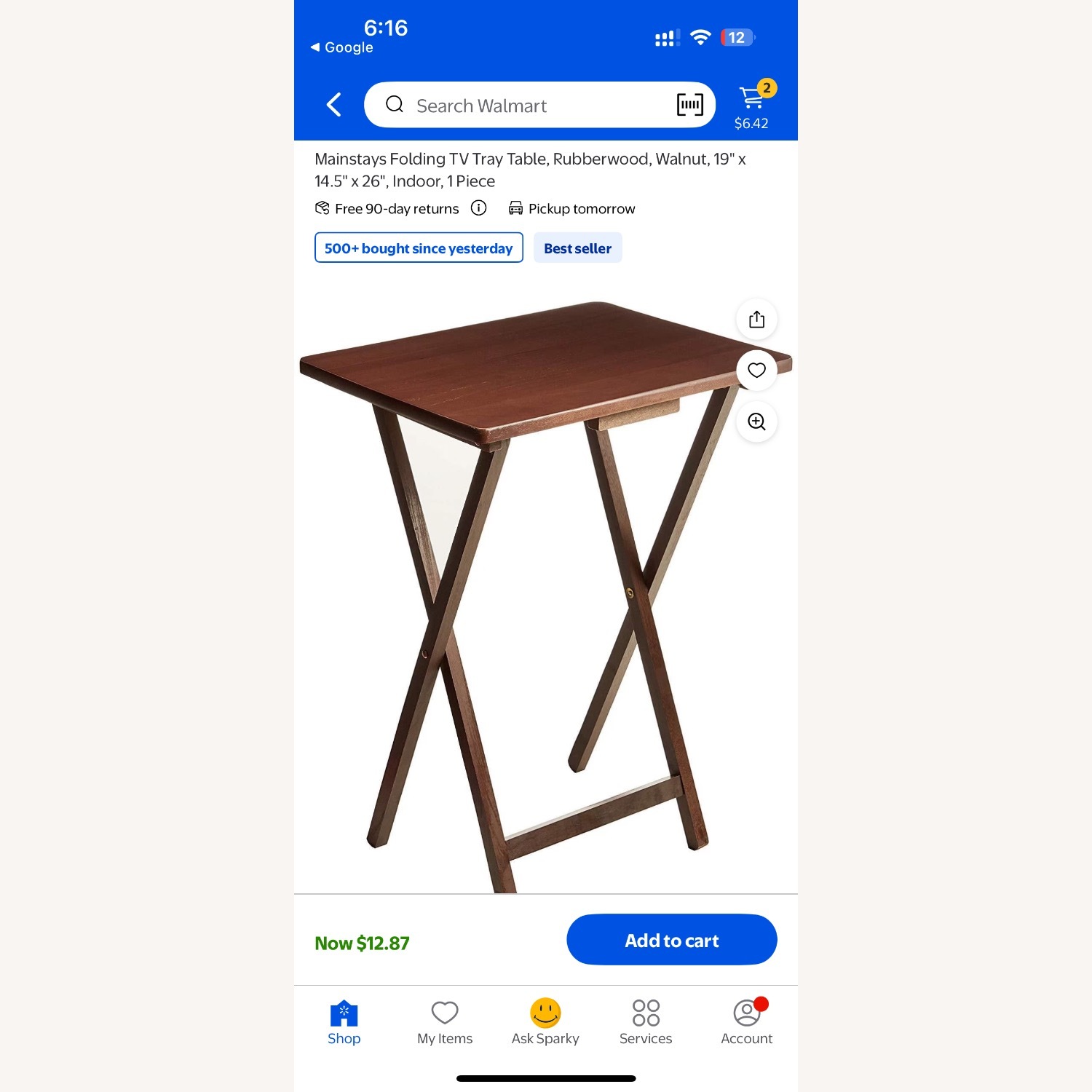 Walmart Side Table - image-2
