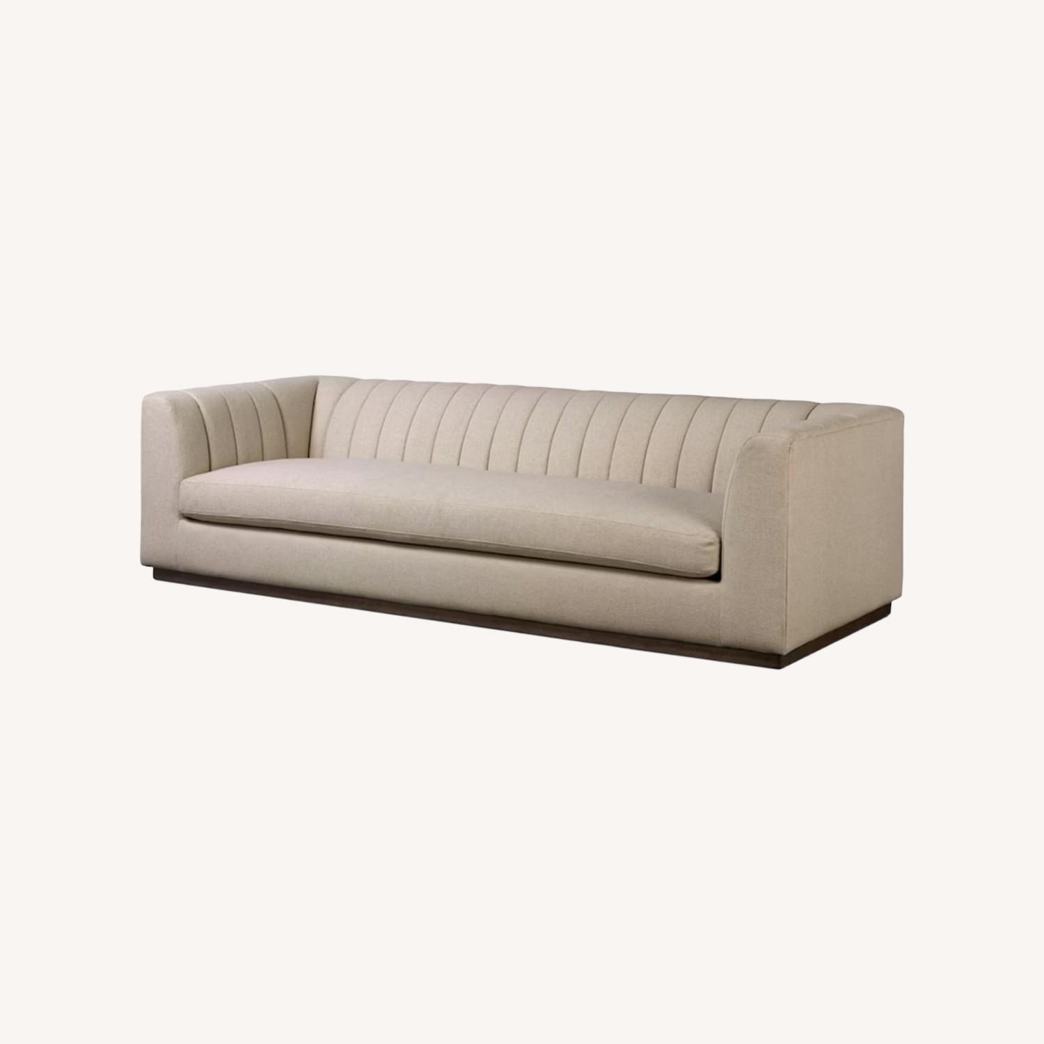 Four Hands Natural Boucle 3+ Seater Sofa - image-0
