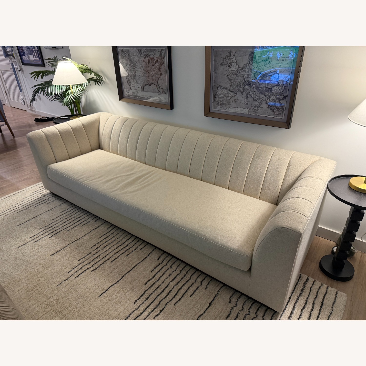 Four Hands Natural Boucle 3+ Seater Sofa - image-2
