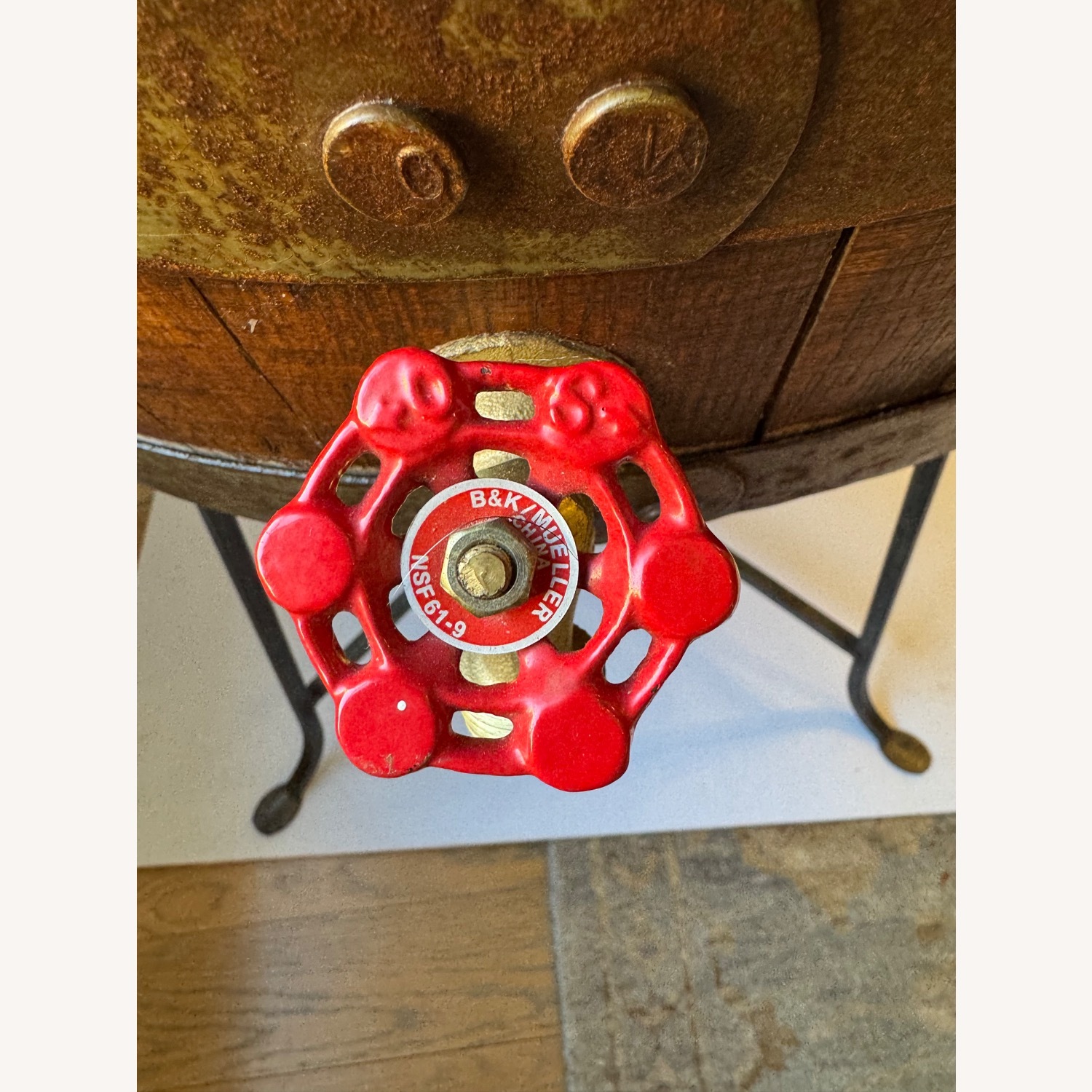 Oak Bourbon Barrel Cooler, Storage or Table - image-6