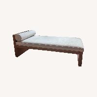 Mitchell Gold + Bob Williams Silver Chaise Lounge