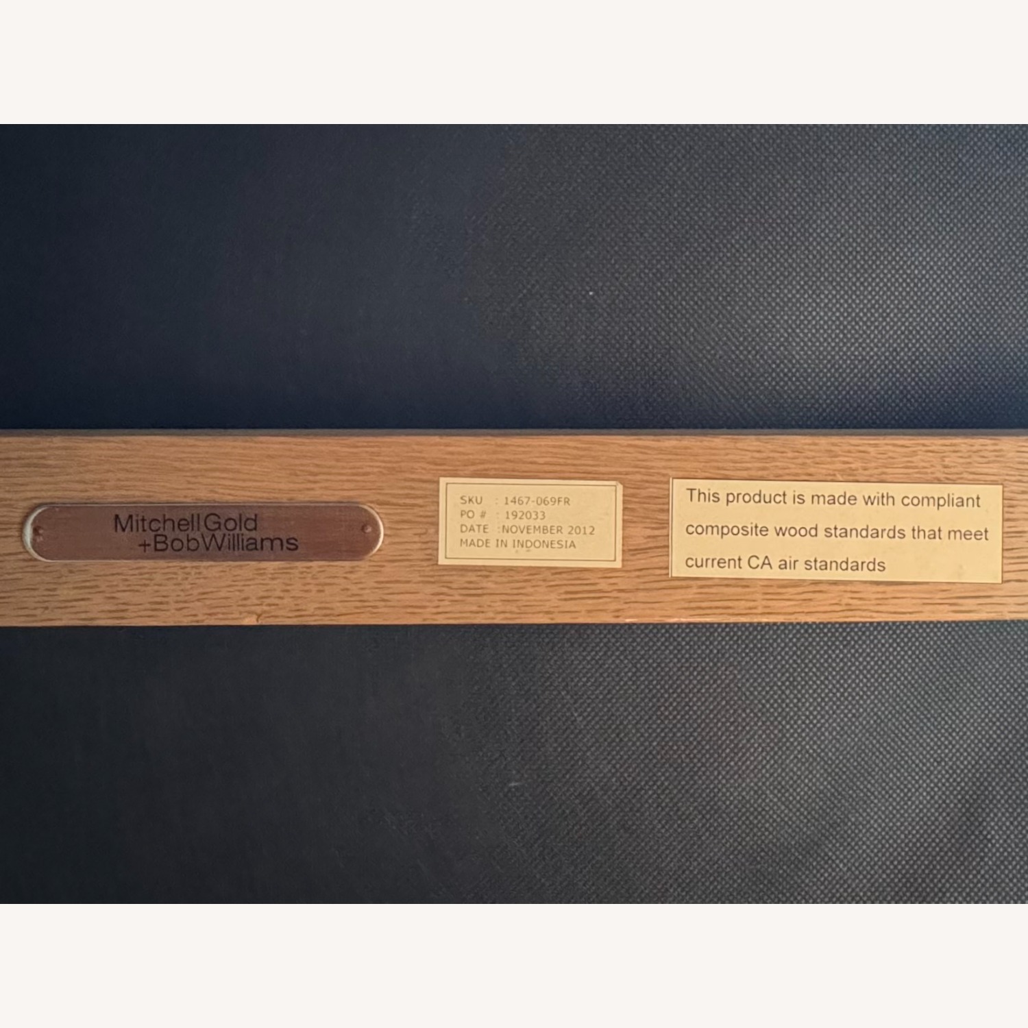 Mitchell Gold + Bob Williams Silver Chaise Lounge - image-3