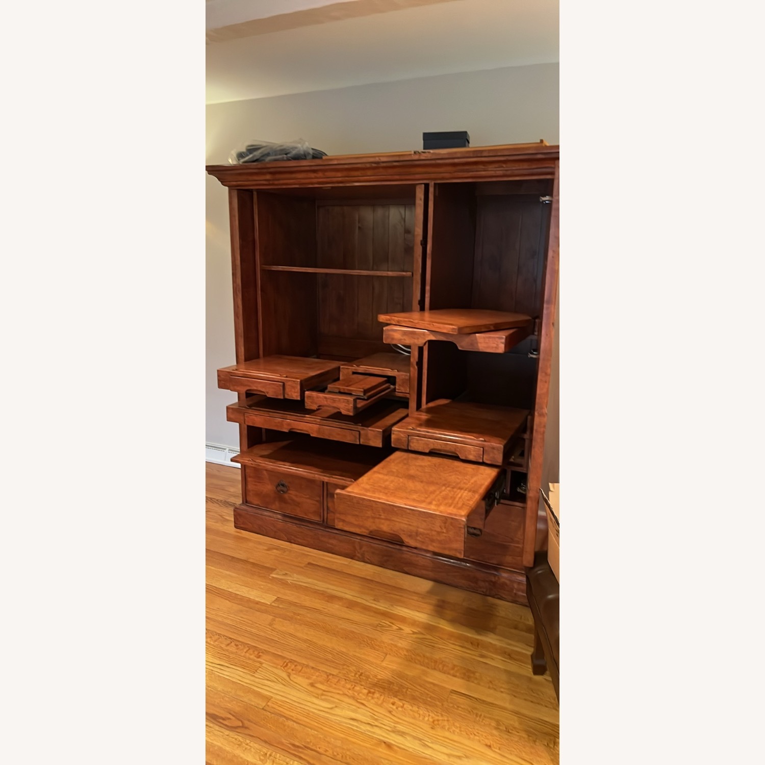 Dark Brown Wall Unit - image-6