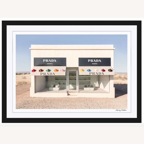 Used Gray Malin Black Wood Wall Art for sale on AptDeco