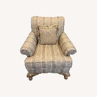 Natural Fabric Accent Chair